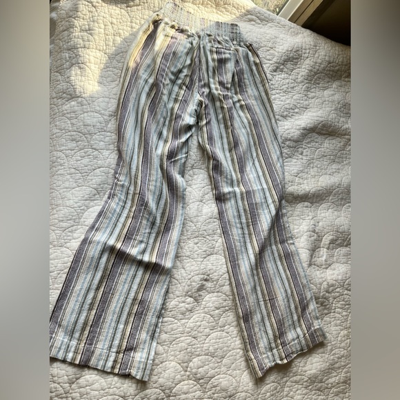 Flowy relaxed boho linen pants bundle of 2 •size medium - Picture 3 of 12